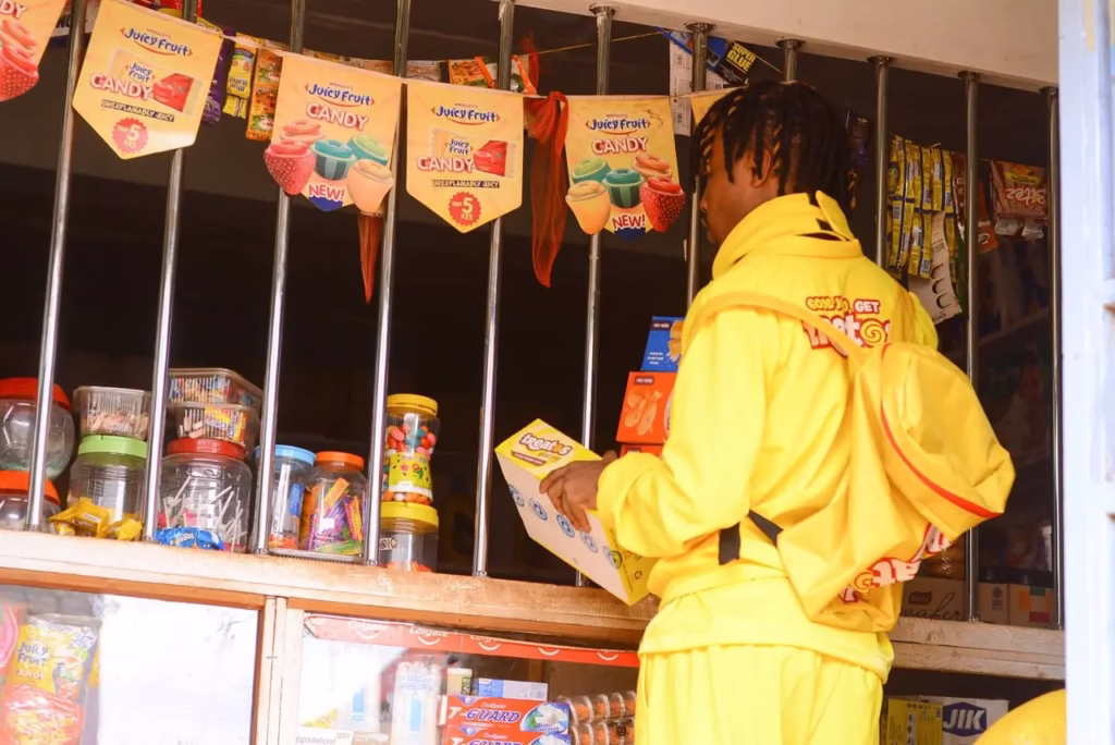 Captivate Africa's Brand Ambassador listing Treatos to a shop